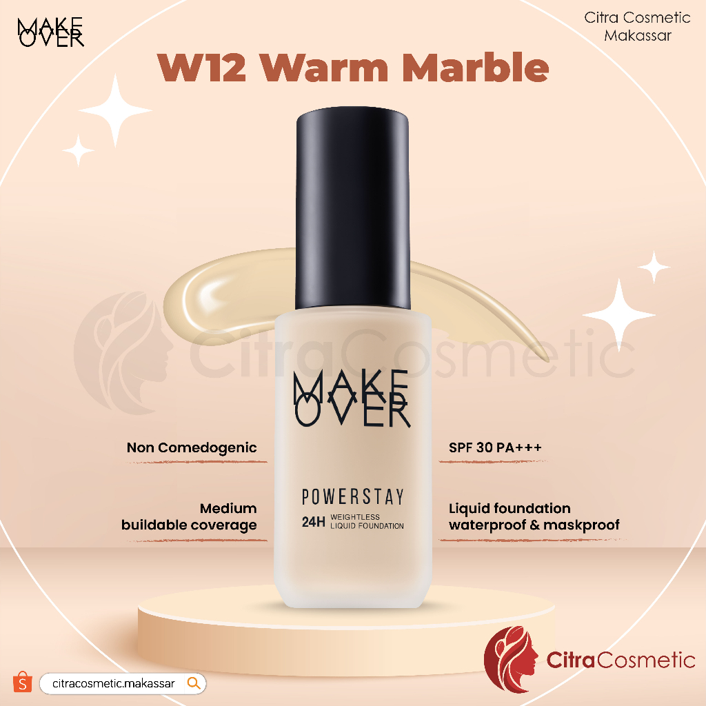 Make Over Powerstay 24H Weightless Liquid Foundation Series