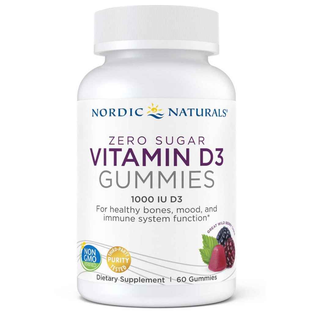 NORDIC NATURALS ZERO SUGAR VITAMIN D3 GUMMIES