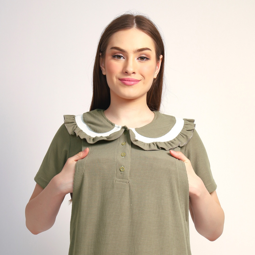 Hellomommy - Betha Nursing Dress - Maternity &amp; Nursing Dress