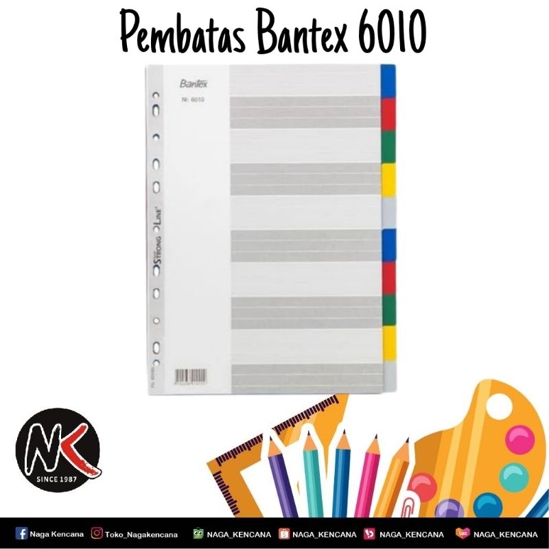 

Pembatas Kertas Bantex 6010