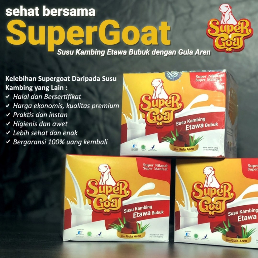 

SUPER GOAT SUSU KAMBING ETAWA SUPERGOAT