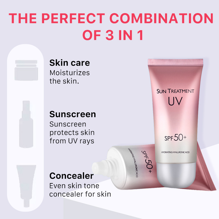 Top 1 sunscreen in Korea-Sun Treatment UV-Sun protection + whitening + moisturizing 3 in 1，SPF50+, PA+++, film