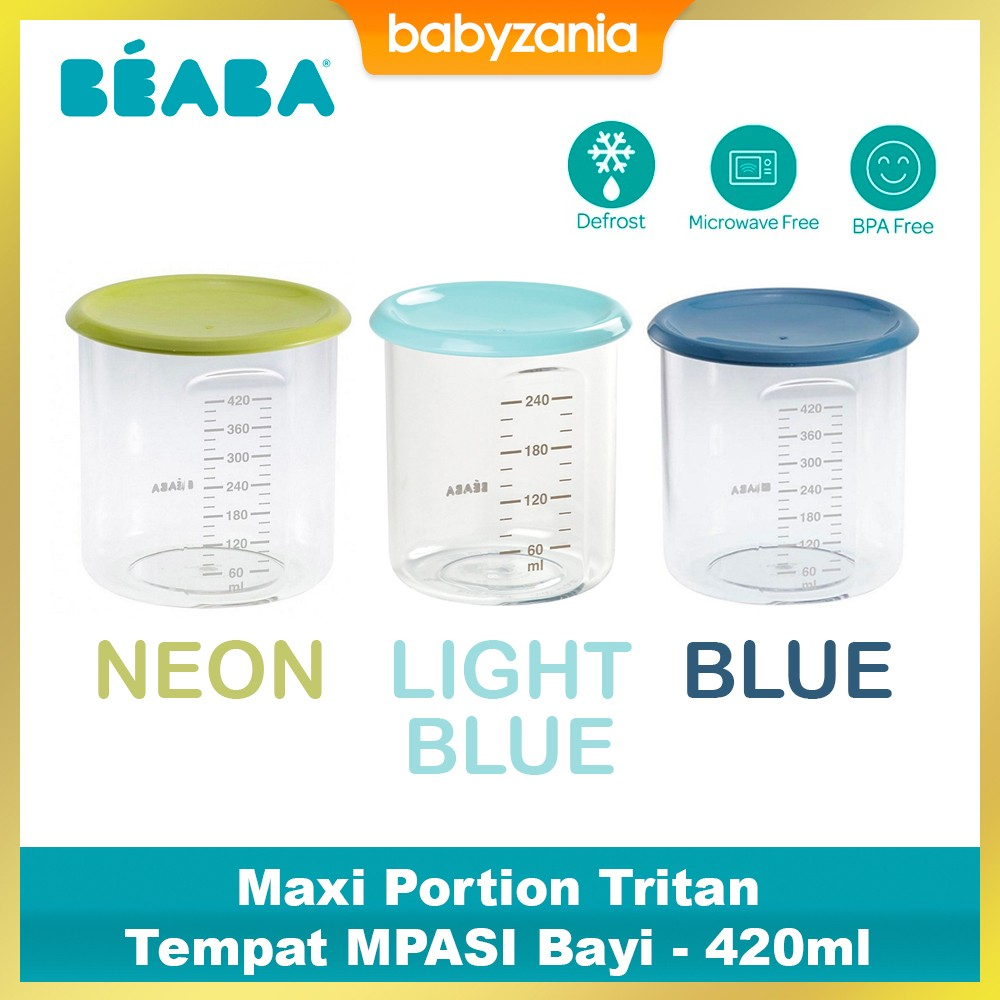 Beaba Maxi Portion Tritan Tempat MPAS Bayi 420ml