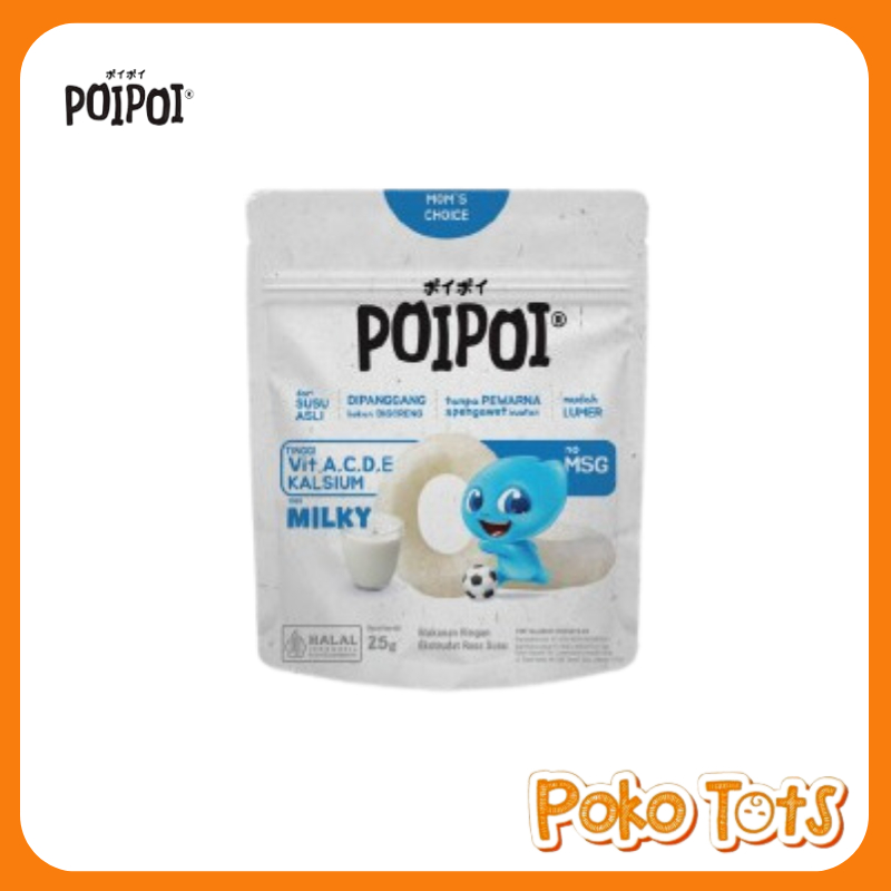 Poipoi Snack Bervitamin Non MSG 25gr Cemilan Sehat Anak Bervitamin Tinggi WHS