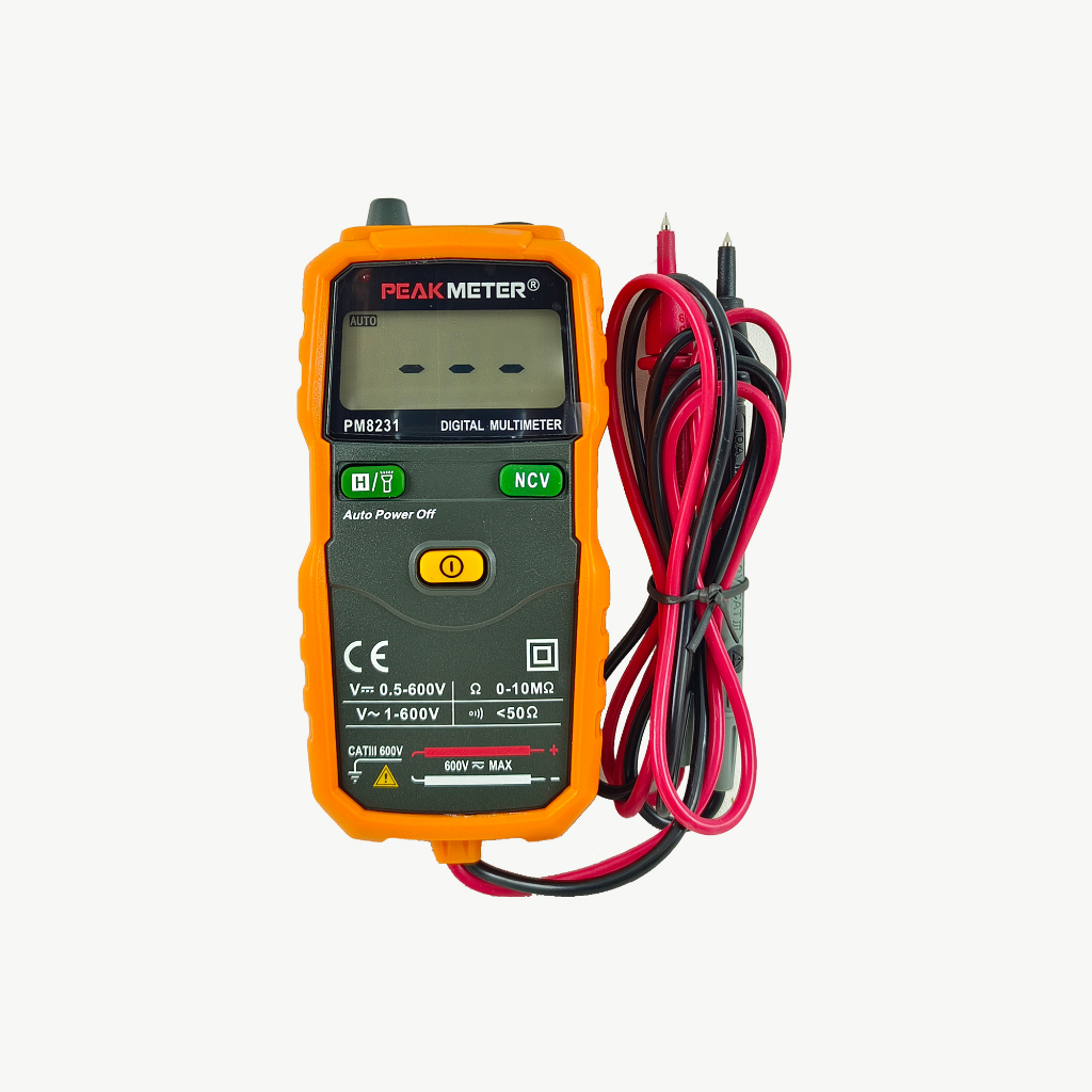 Multitester NCV Peakmeter Multimeter Digital PM8231 Tester