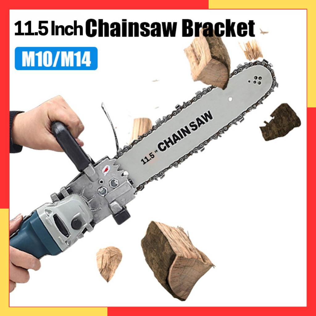 Bracket Konventer Modifikasi Gergaji Mesin Listrik Senso Chainsaw Gerinda Stihl Kit Chain Modern Gra