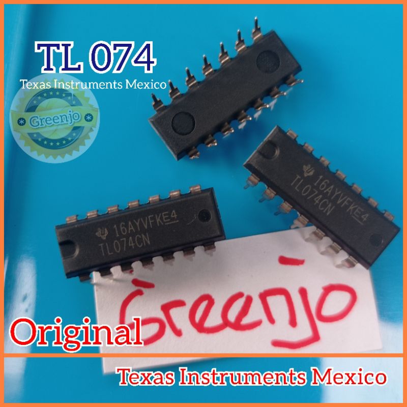 IC TL074 / TL074CN Original Texas Instruments TL 074 / TL 074CN Original Texas Instruments