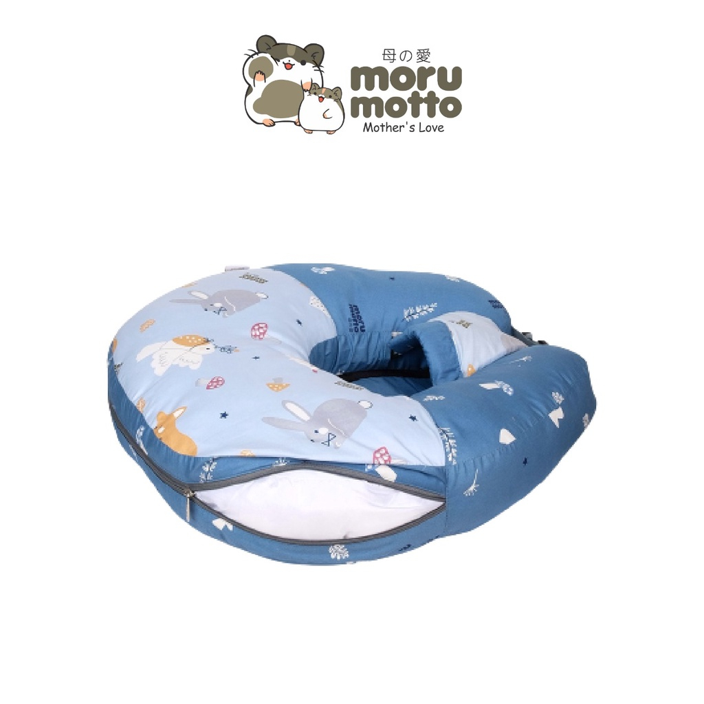 MORU MOTTO 4 IN 1 BANTAL MENYUSUI + SAFETY BELT PIGEON / MMB3009