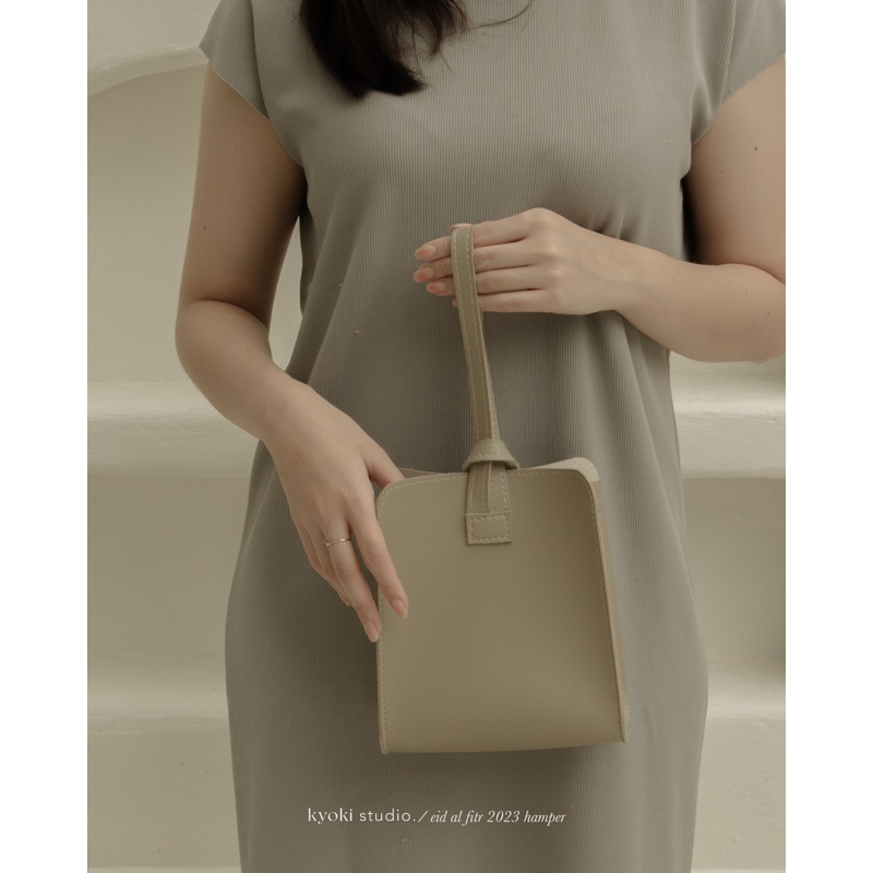 Vegan Leather Small Handbag Tas Jinjing - Kyoki Studio Eid Mubarak Al-Fitr Specials