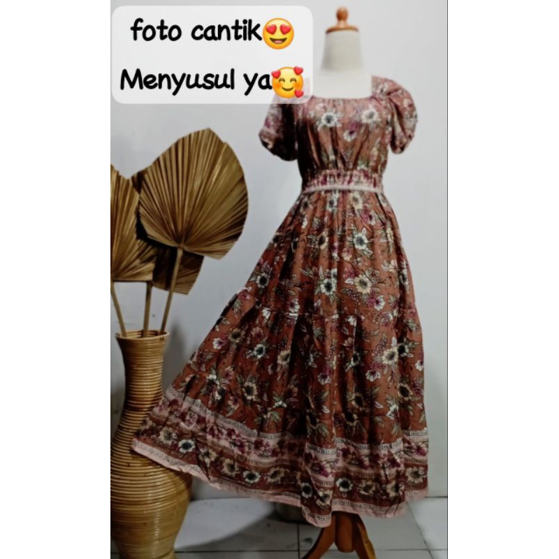 Long Dress Moza Lengan