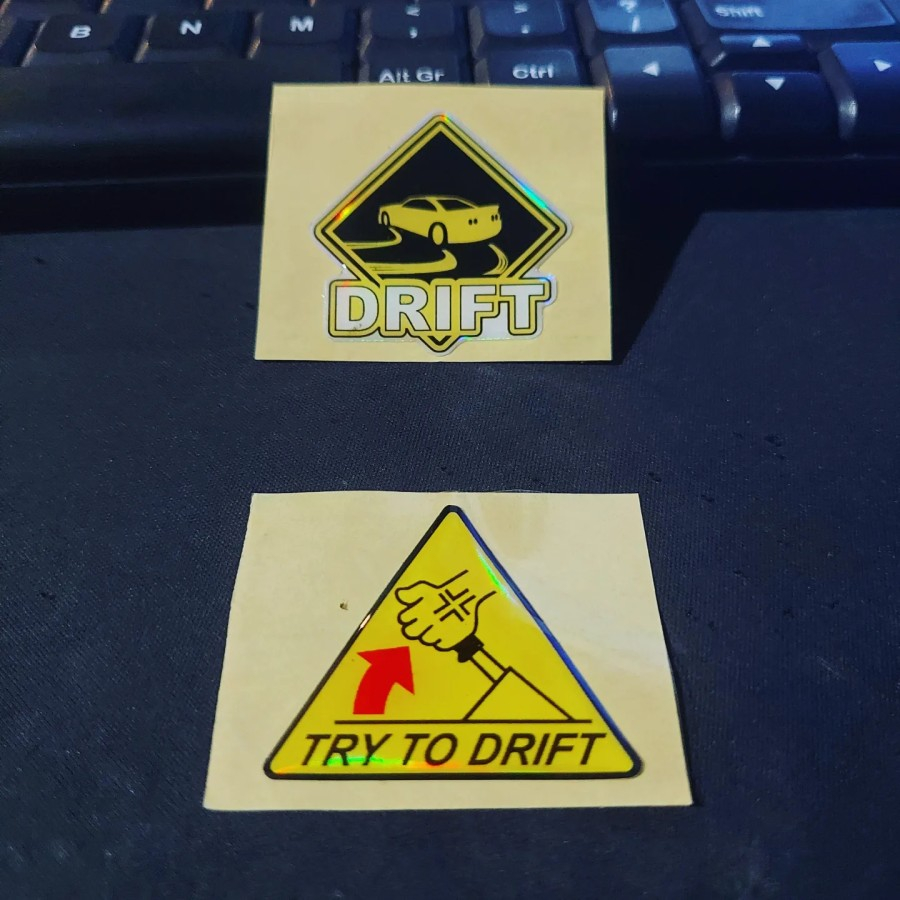 

Sticker Timbul Resin DRIFT JDM Stiker Logo Lycal 3D Kecil Satuan