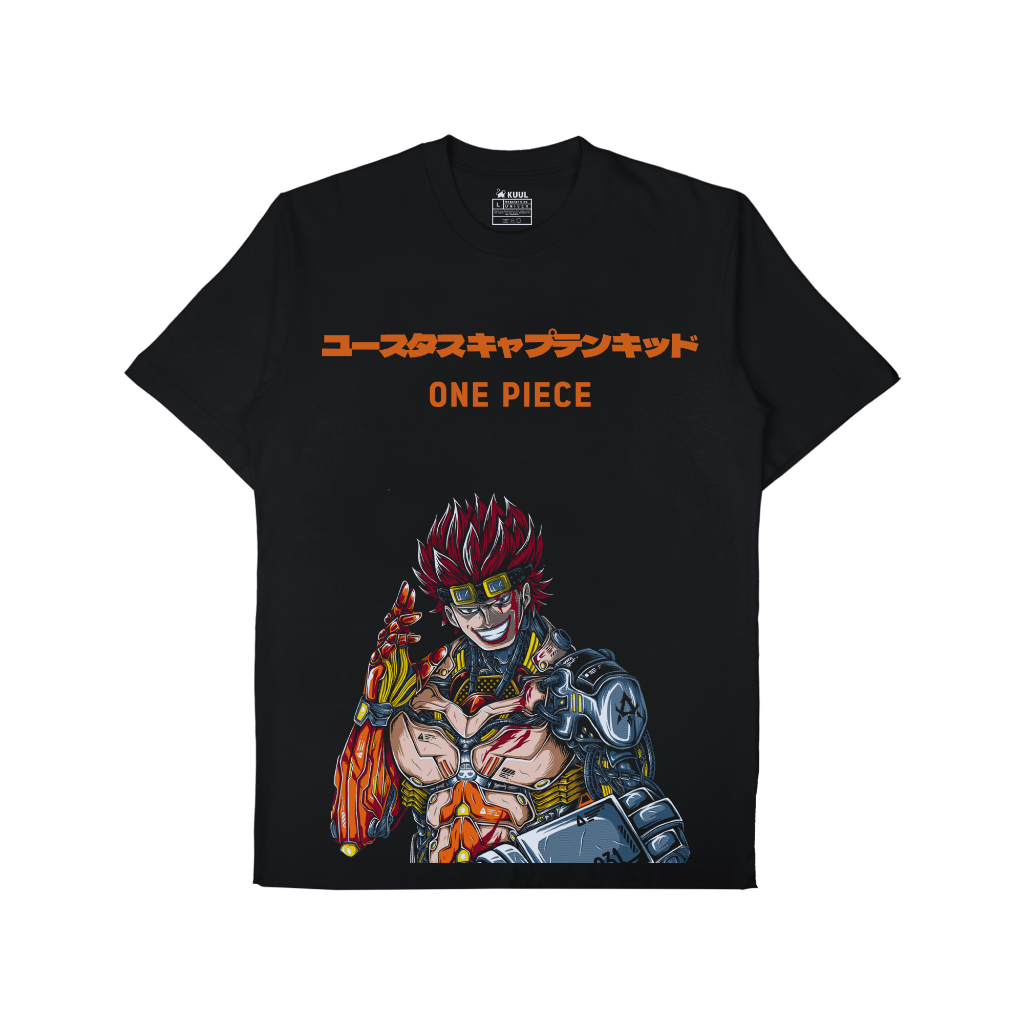 KAOS BAJU ANIME ONE PIECE EUSTASS CAPTAIN KID SPECIAL EDITION - KUUL INDUSTRIES COTTON COMBED