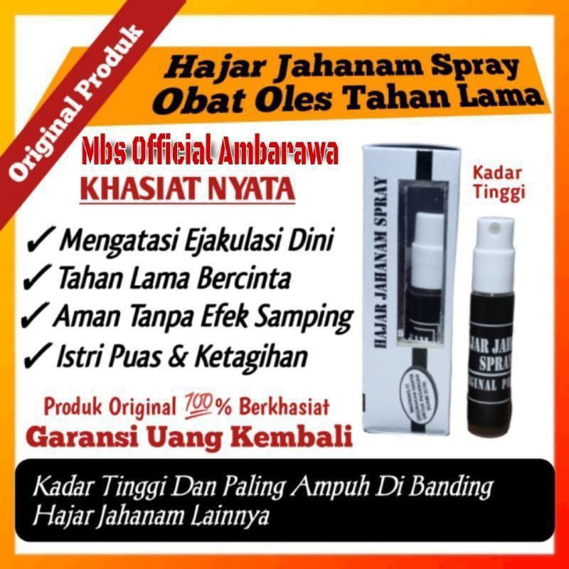 HAJAR JAHANAM SPRAY ORIGINAL ASLI OBAT PEMBESAR KELAMIN OBAT PEMBESAR PENIS OBAT KUAT TAHAN LAMA PRI