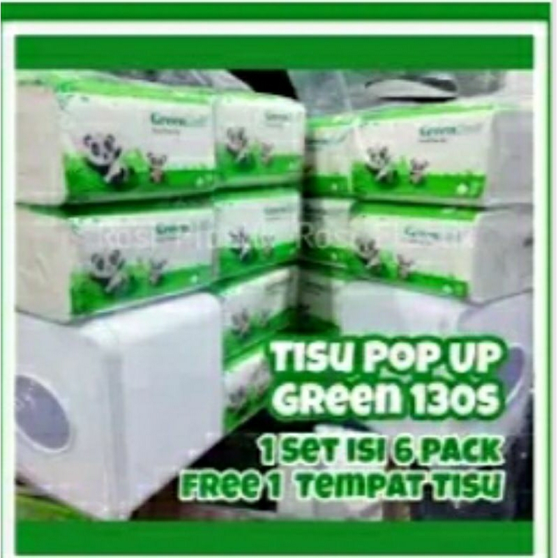 BONUS WADAH / CUMA 21 RIBU AN DAPAT 6 TISU + GRATIS WADAH / PAKET TISU GREEN SOFT TERMURAH / 1 PAKET
