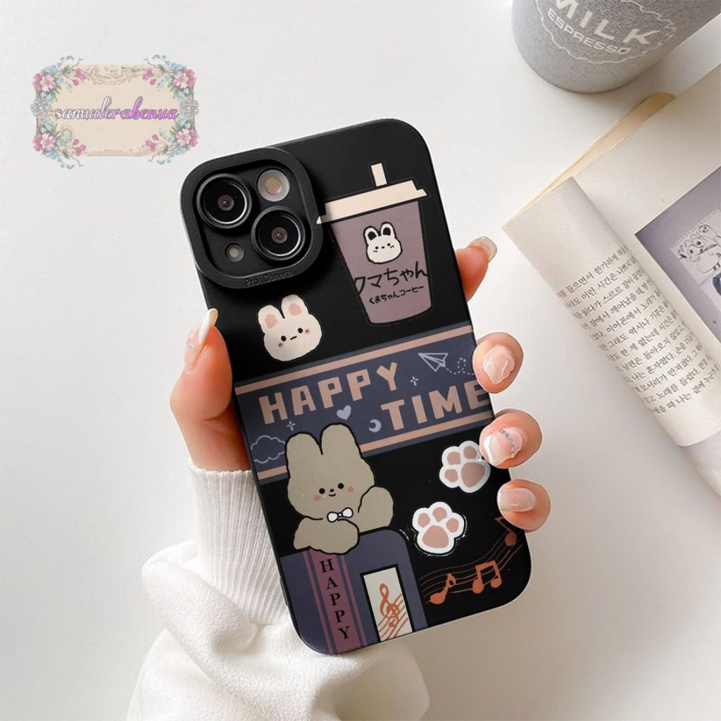 SS114 SOFTCASE TPU MOTIF KARTUN MILK TEA FOR INFINIX HOT 30I 30 PLAY SB5732