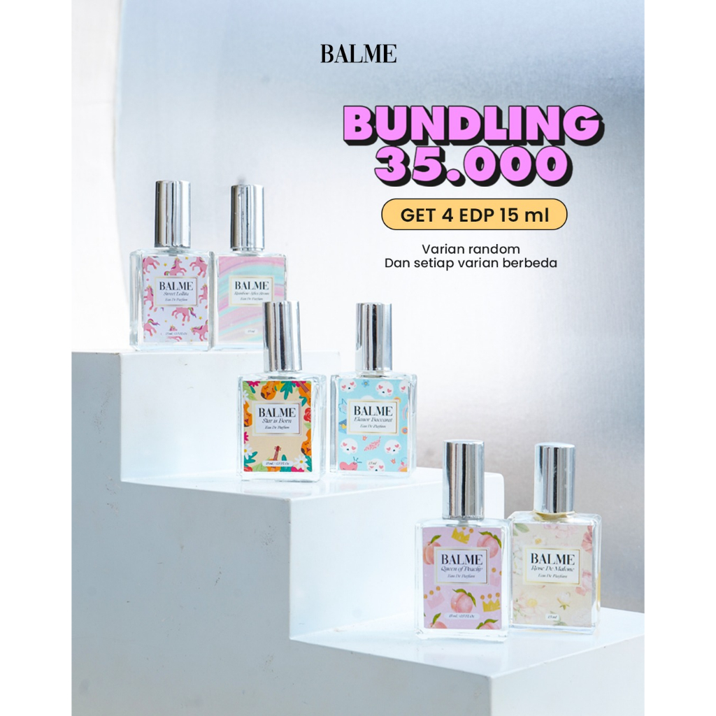 BUNDLING 35K GET 4PCS EDP 15ML