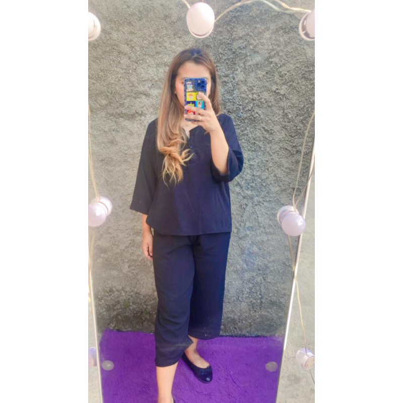 Setelan rayon twill premium