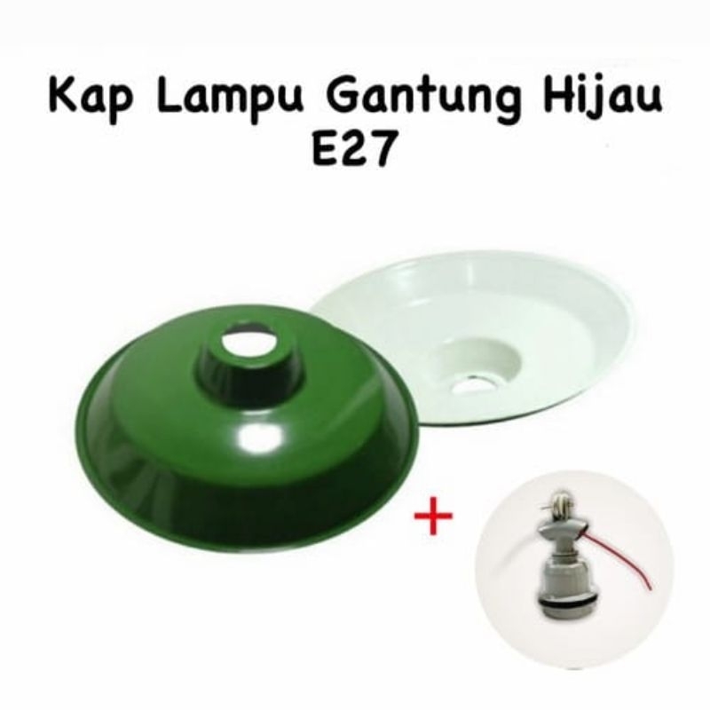 FITTING GANTUNG WD E27 +KAP LAMPU JALAN ANTI AIR