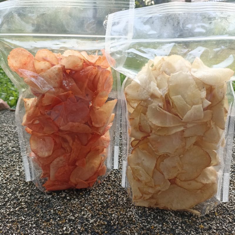 

Kripik singkong original dan balado