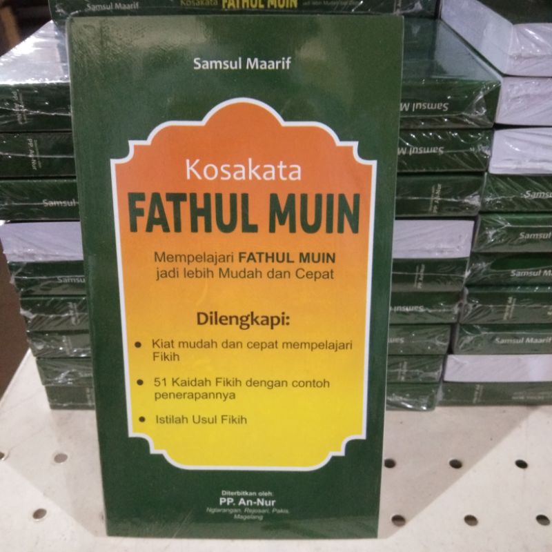 ( BEST SELLER ) KOSAKATA FATHUL MUIN - KH. SYAMSUL MA'ARIF - ( BISA COD )