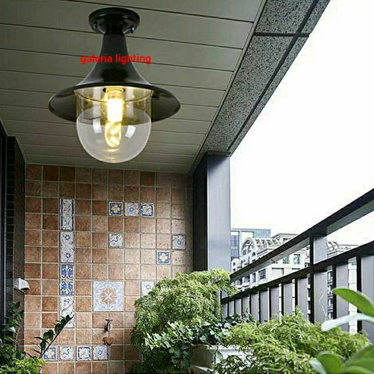 Lampu plafon klasik outdoor waterproof teras/villa/cafe tipe 81038