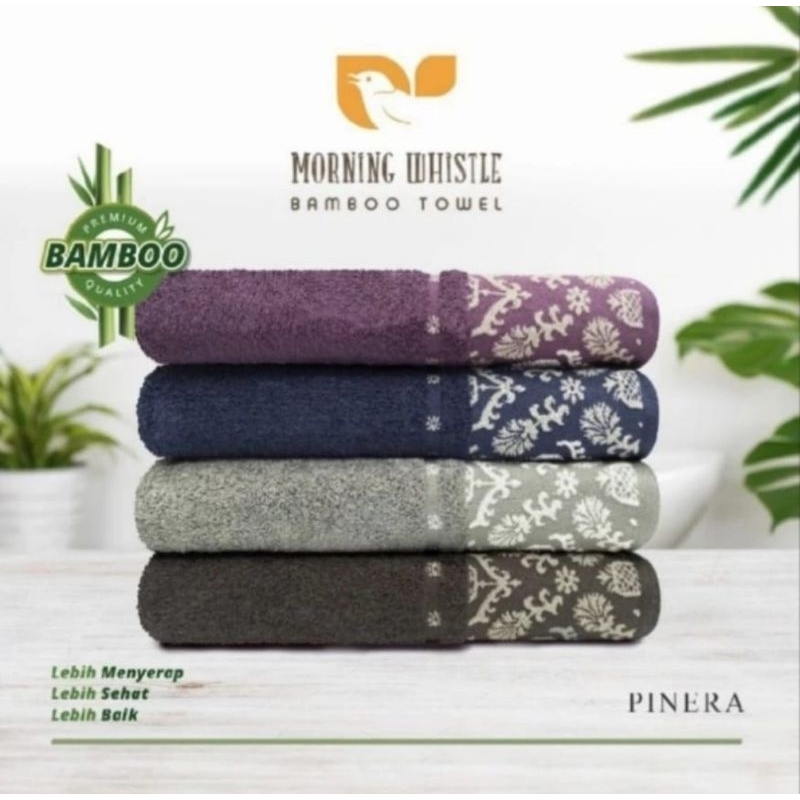 Handuk Mandi Morning Whistle Bamboo towel 70 x 135 cm