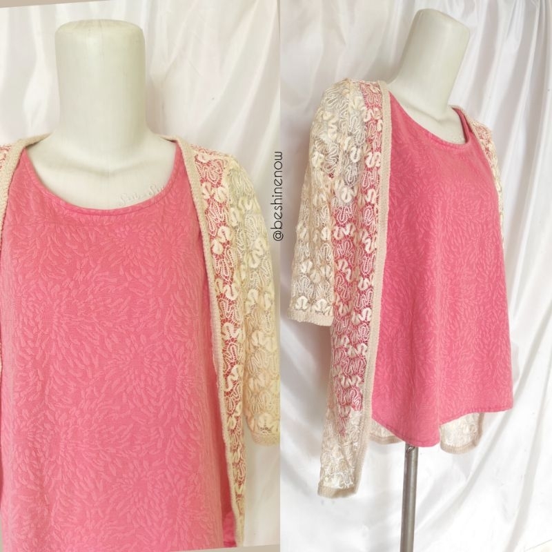 OUTER / CARDIGAN - ATASAN WANITA KOREAN / Cardigan Knit Calm Blue / Outer Top Cardigan Wanita /Cardi