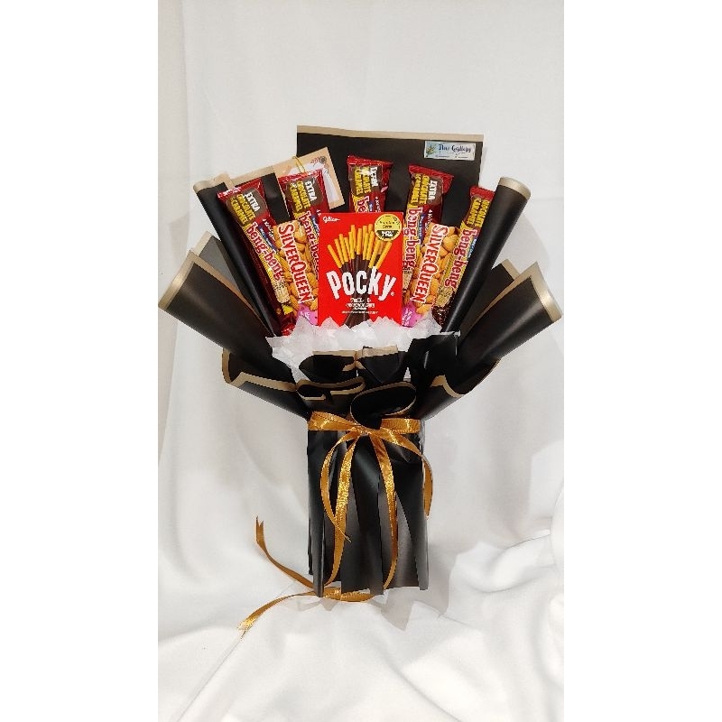 

Buket Pocky Silverqueen Beng - beng, buket wisuda, buket snack || Buket Gresik || Buket Gresik selatan