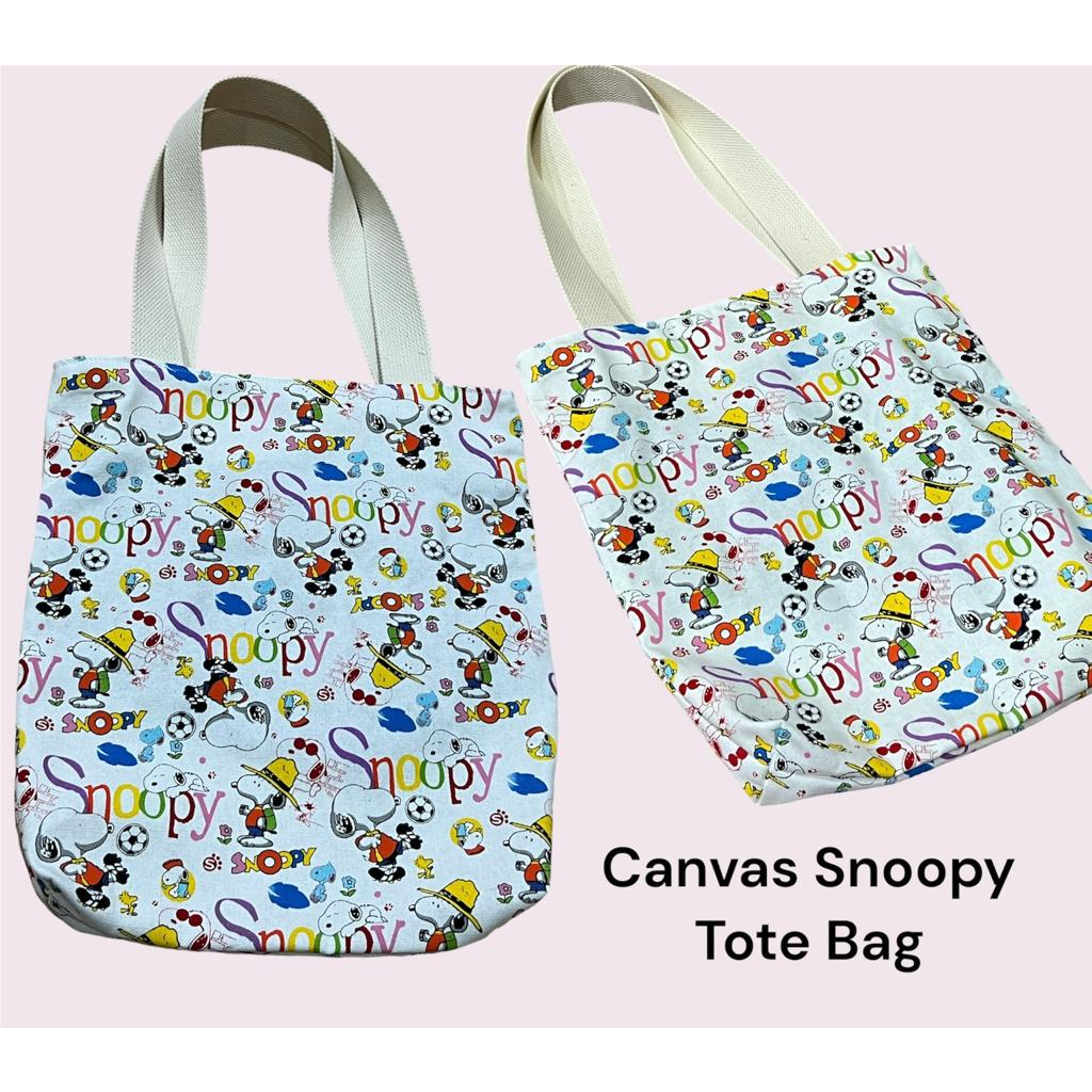 Fawn'G Handmade - Canvas Tote Bag Snoopy