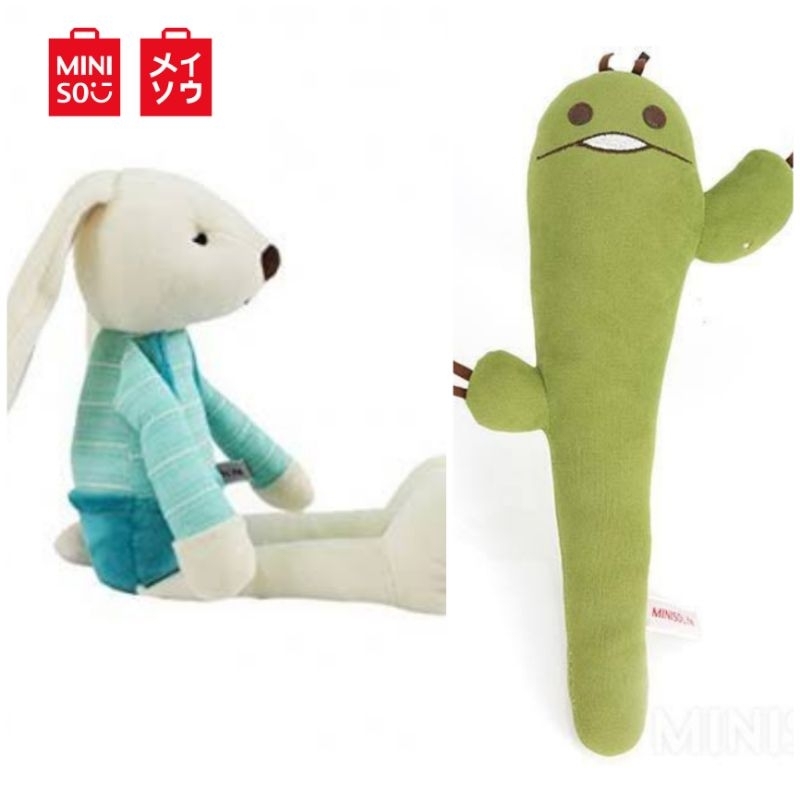 BONEKA SEMANGKA, KAKTUS, RABBIT ORIGINAL MINISO LIFE