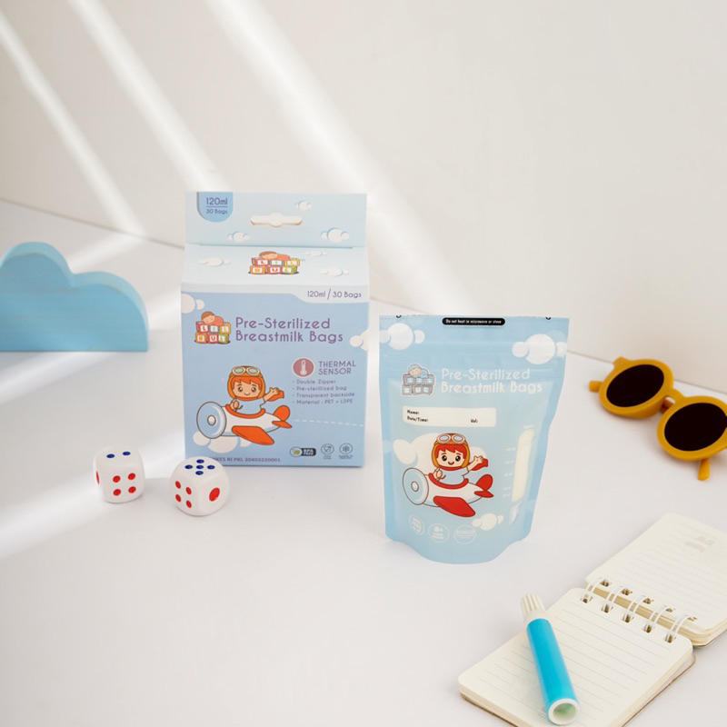 Lilbul Kantong Asi 120 ml - 30PCS / Breastmilk Storage Bags BPA FREE  / Kantong Asi Steril /