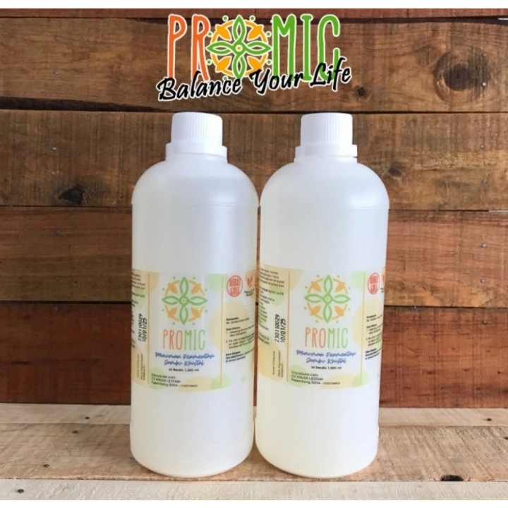 Starter / Biang Probiotik Microbs / Promic Jambu Kristal &amp; Buah Naga / Minuman Probiotik 1000 ML