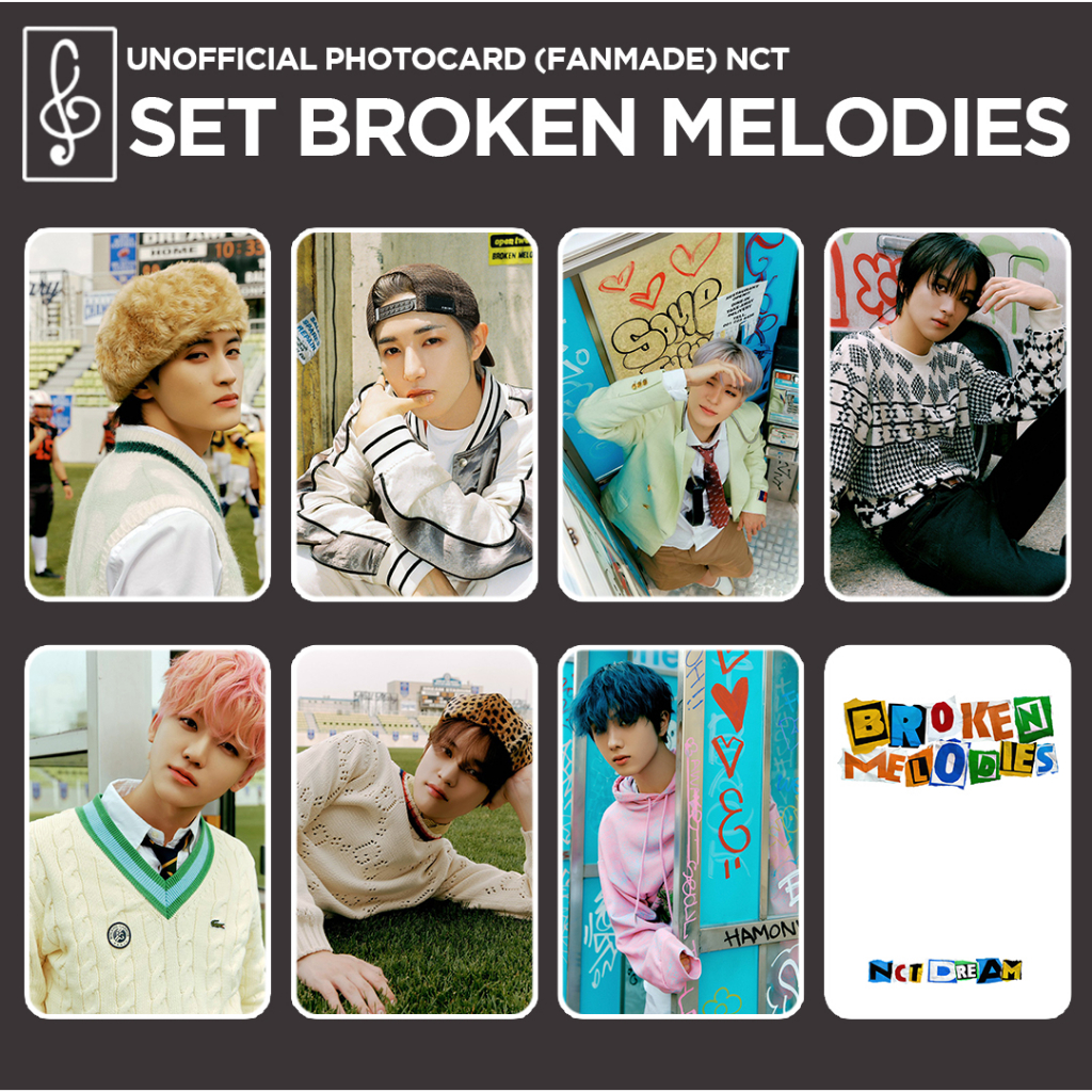 [NCT DREAM] SET BROKEN MELODIES PHOTOCARD UNOFFICIAL