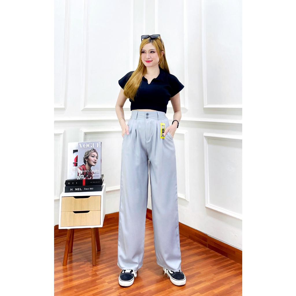 loose pant trousers kulot higtwaist anti kusut