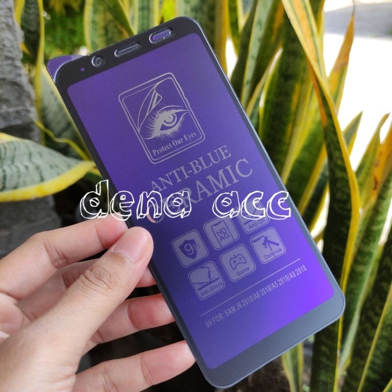 Tempered Glass Ceramic Matte Samsung J6 2018 Samsung A6 2018 Samsung A8 2018 Samsung A5 2018