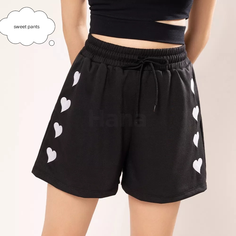 Luvy Casual Short Pants Celana Pendek Wanita - Celana Pendek Wanita Shortpants Sweetshort