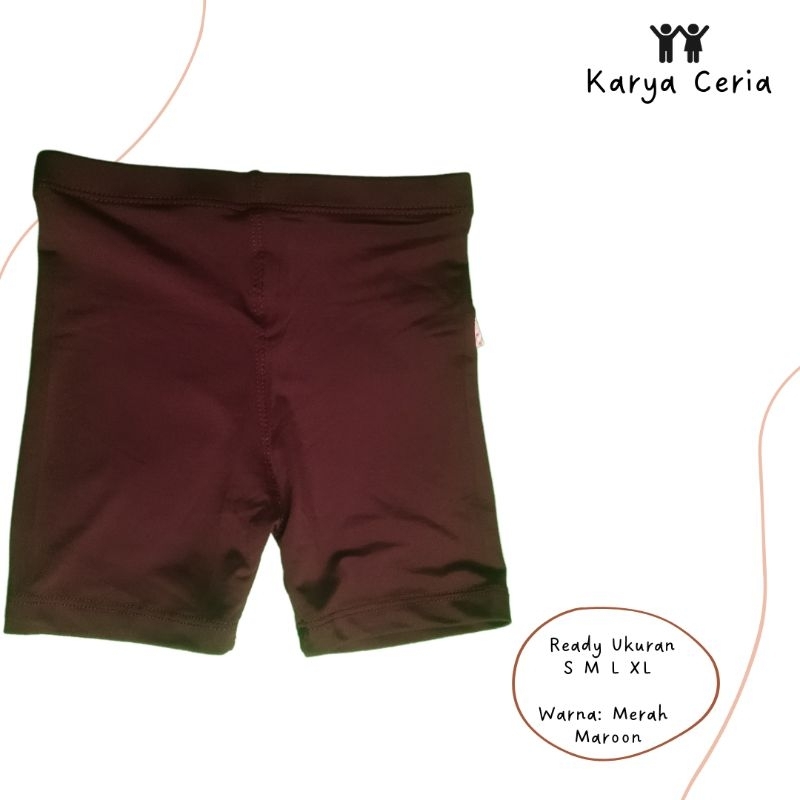 Tiana Celana Dalam Pendek Anak Kids Short Legging Ukuran S M L XL Bisa Pilih Warna Dalaman Rok Seragam Sekolah