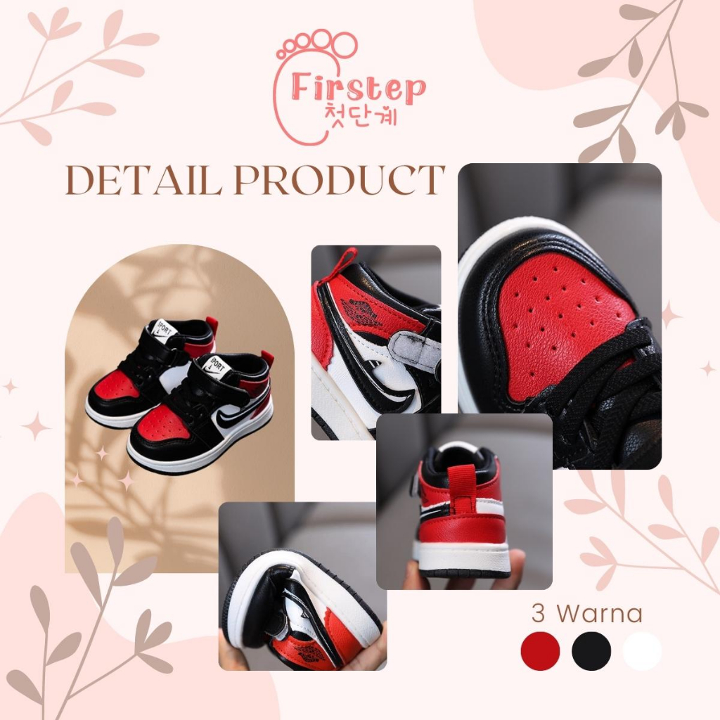 Sepatu Anak Perempuan Dan Laki Laki Import Sneaker Anak Usia 1-5 Tahun  FS174