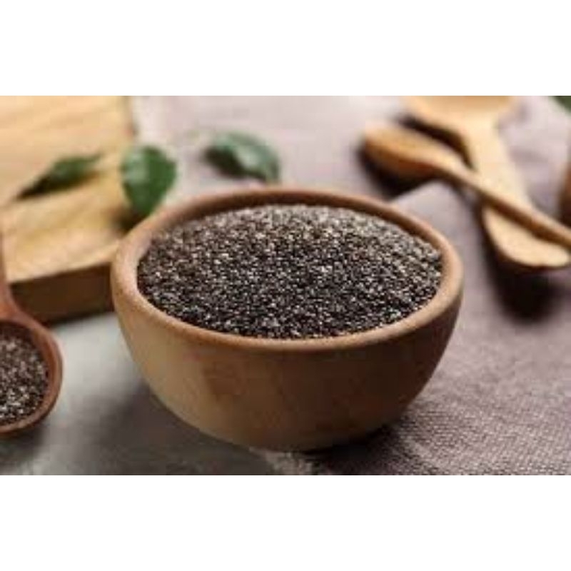 

(Asli) Organic Black Chia Seed 1kg Premium Biji Chiaseed Original Organik