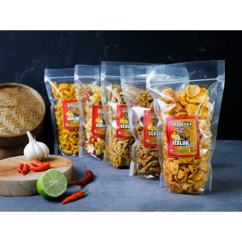 

Seblak kering Paket Usaha Bulding Semua Varian lengkap