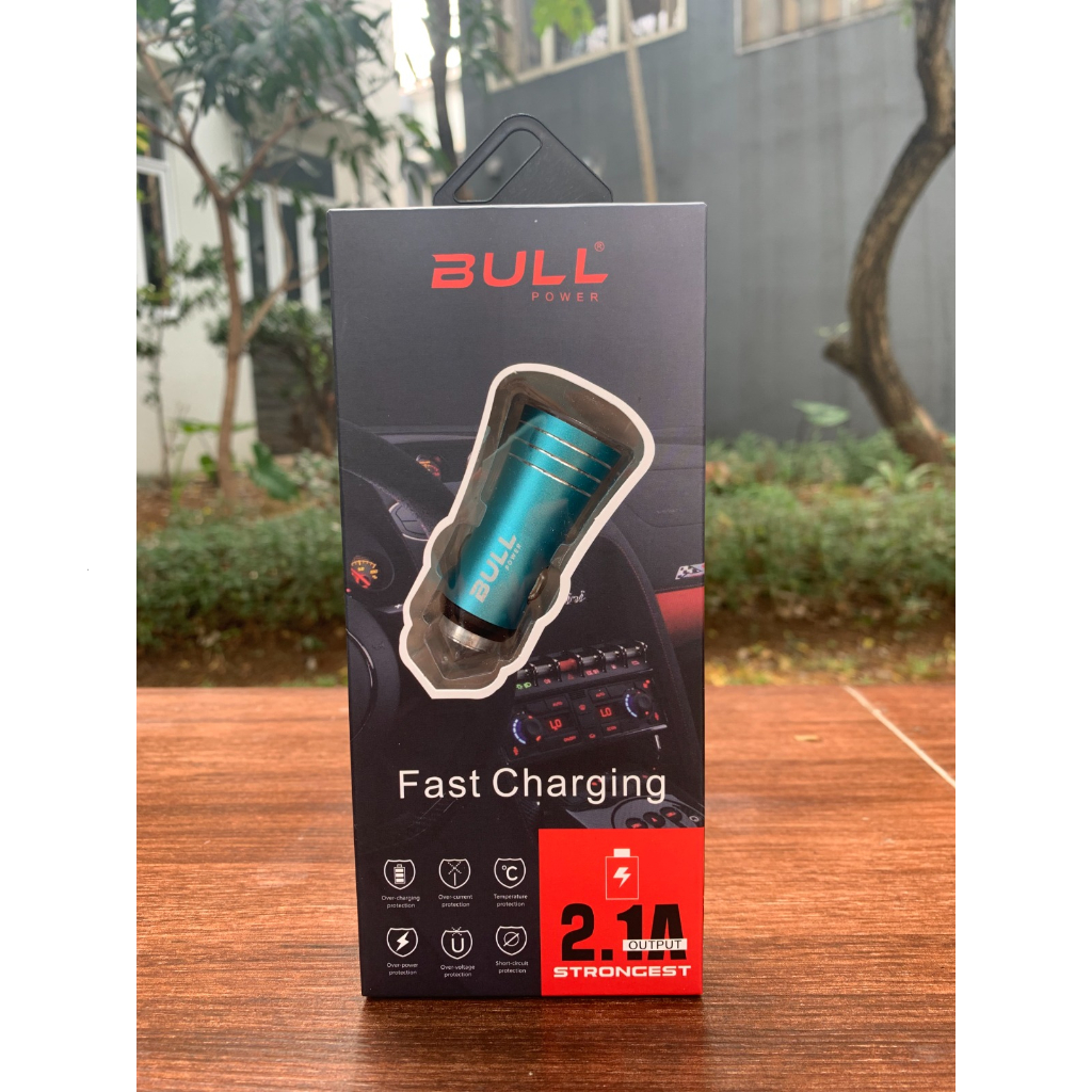 SAVER BULL BESI / CHARGER MOBIL / CAR CHARGER BRAND BULL FAST CHARGING