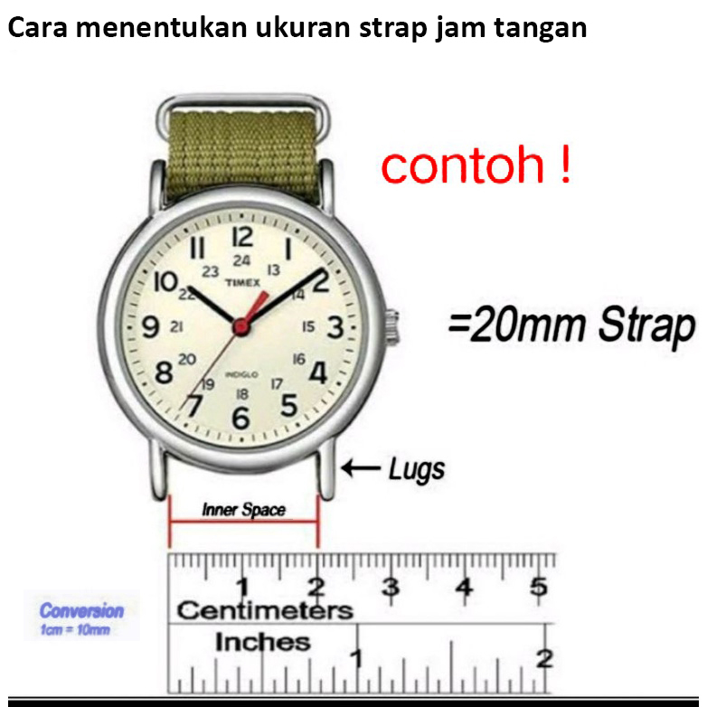 BIDEN Tali Jam Tangan Pria Mode Santai 20mm/22mm/24mm Tali Kulit