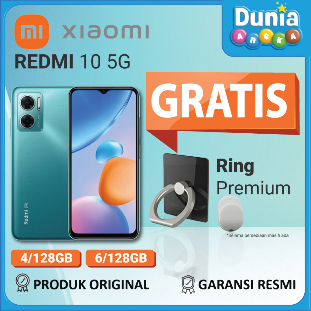 XIAOMI REDMI 10 5G 4/128GB - GARANSI RESMI XIAOMI