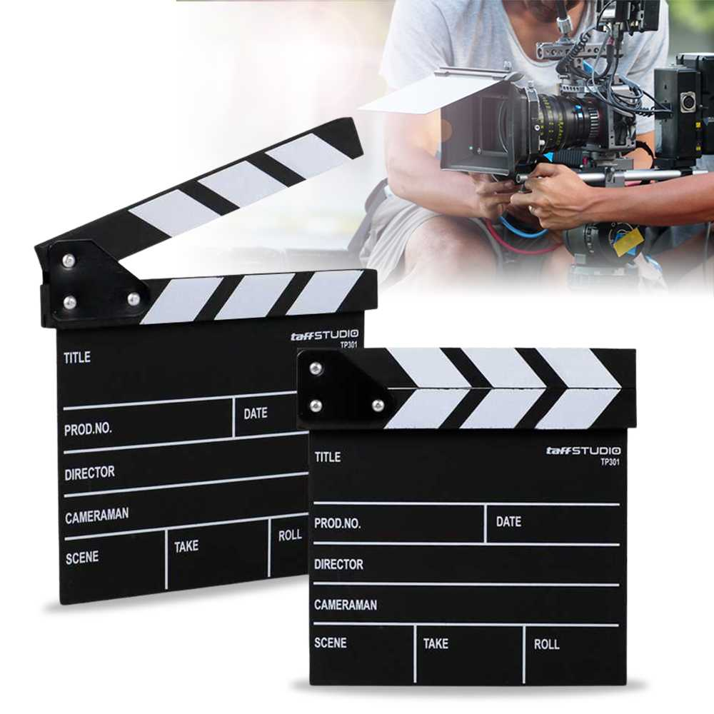 Clapper Board Cinema Classical Movie Film Clapperboard Profesional