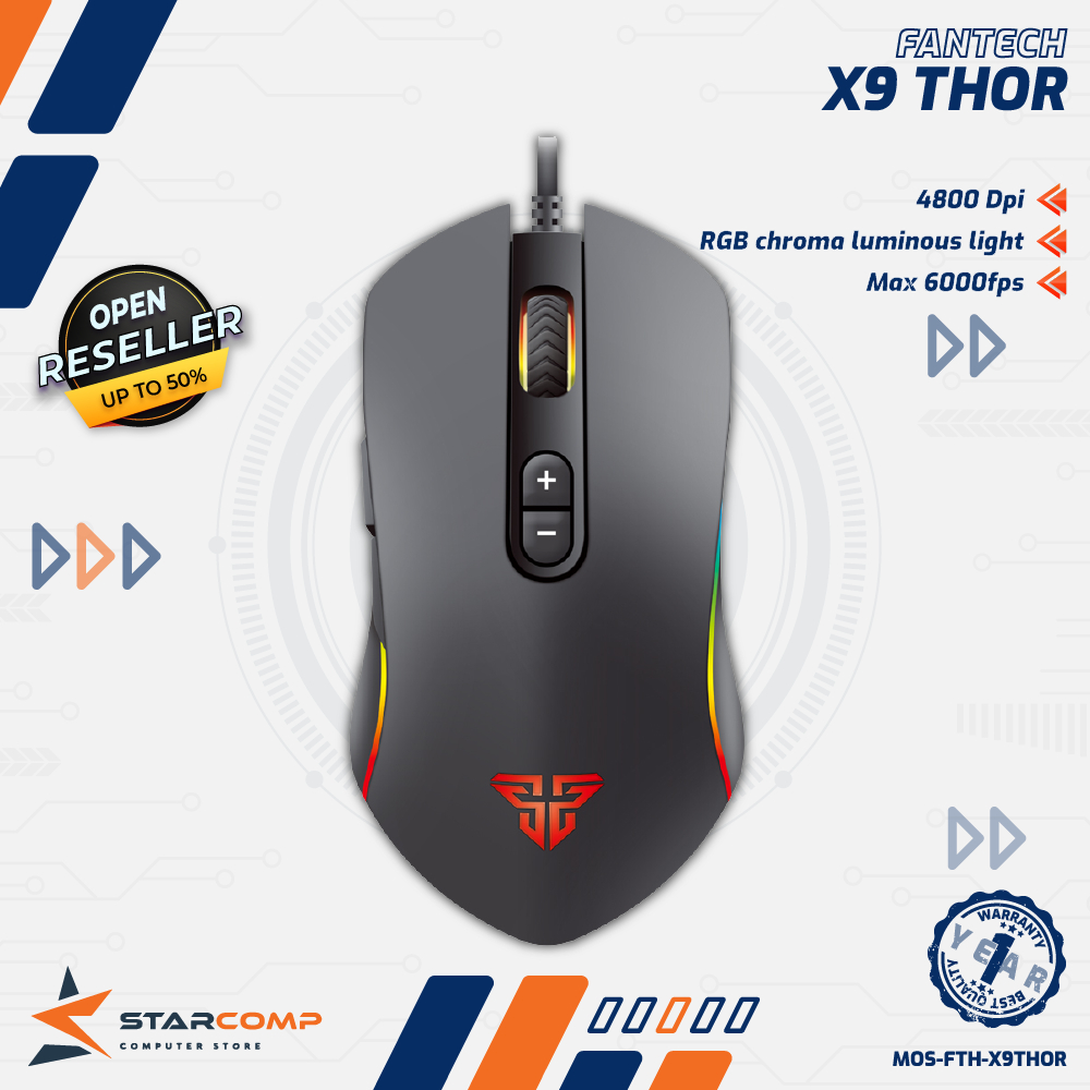 Mouse Gaming Fantech X9 Thor / Mouse Fantech X9 Thor - Macro
