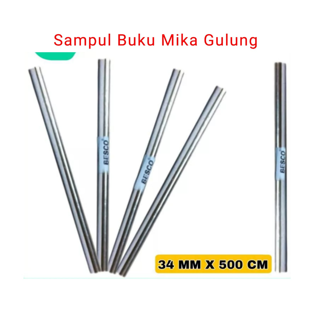 1 roll Sampul Buku Mika Gulung / Sampul Buku roll