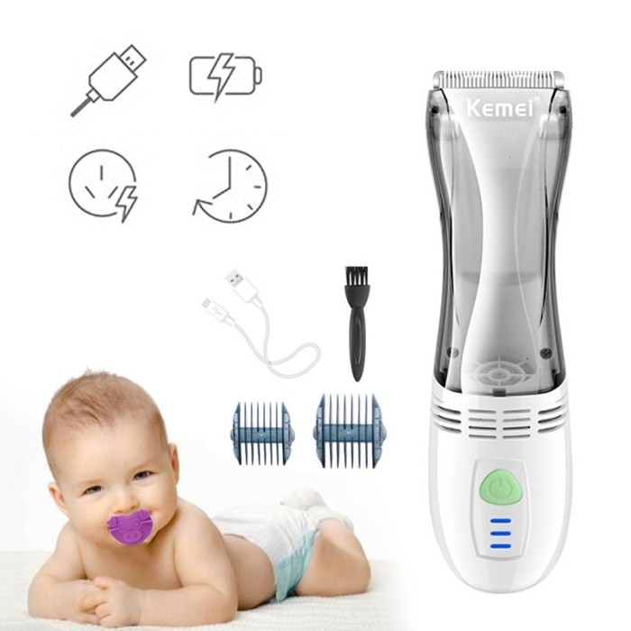 Alat Potong Rambut Anak - Kemei 666 Alat Baby Cliper atau Alat Cukur Rambut Bayi Kemei 79