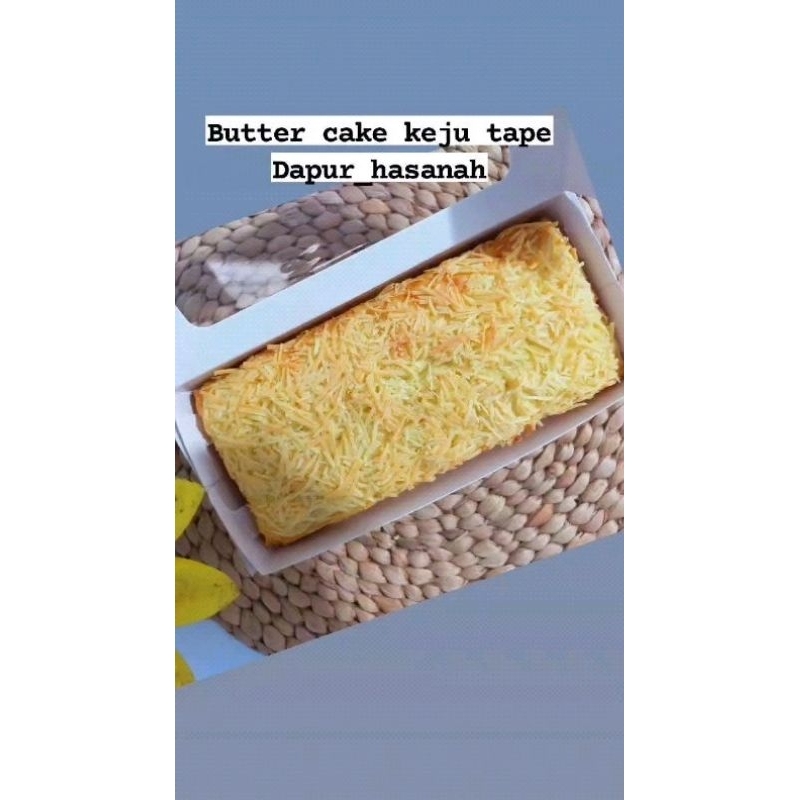 

butter cake tape keju panggang