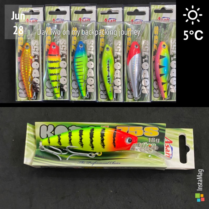 minnow Asari Kodo 75mm