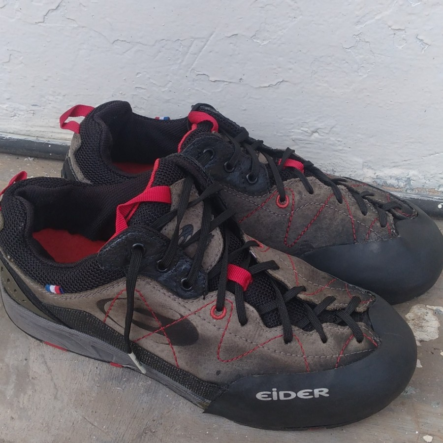 eider x grip sticky rubber hiking shoes